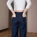 [Llevá 3 Pagá 2] Jean Femenino Lara en Denim Premium de Cintura Alta (¡Caída que realza tu belleza!)